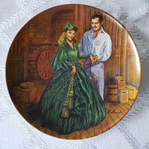 Gone With the Wind collector plates by the distinguished artist Raymond Kirsar.
